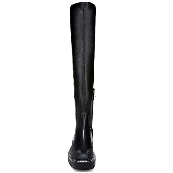 New w/Box Sam Edelman Lerue Vegan Leather Over-The-Knee Lug-Sole Boots Size 6 - Picture 7 of 13